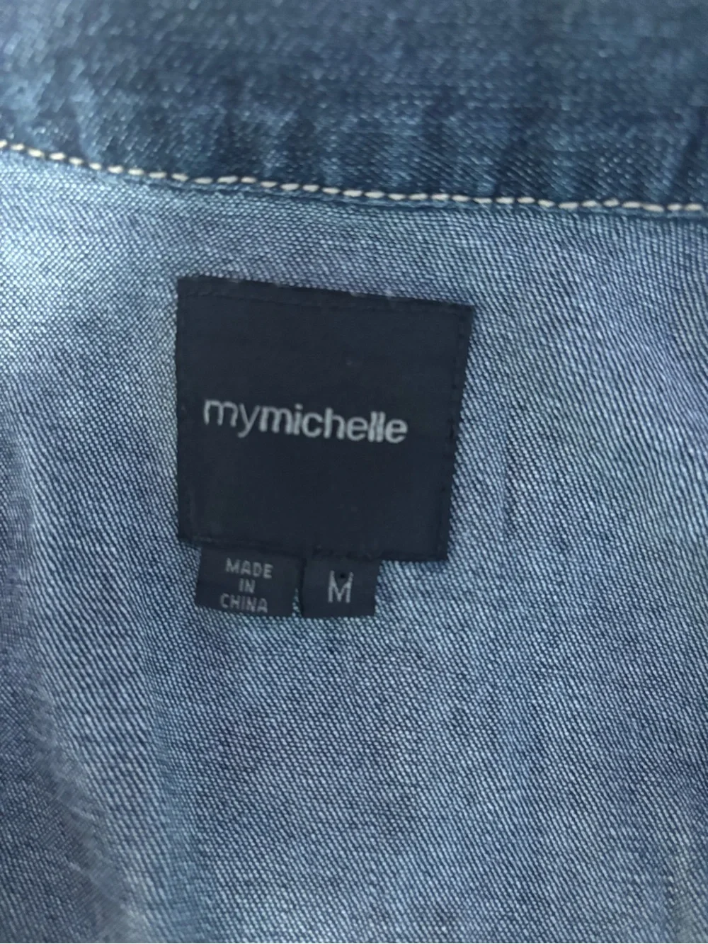 VINTAGE y2k my michelle denim blouse